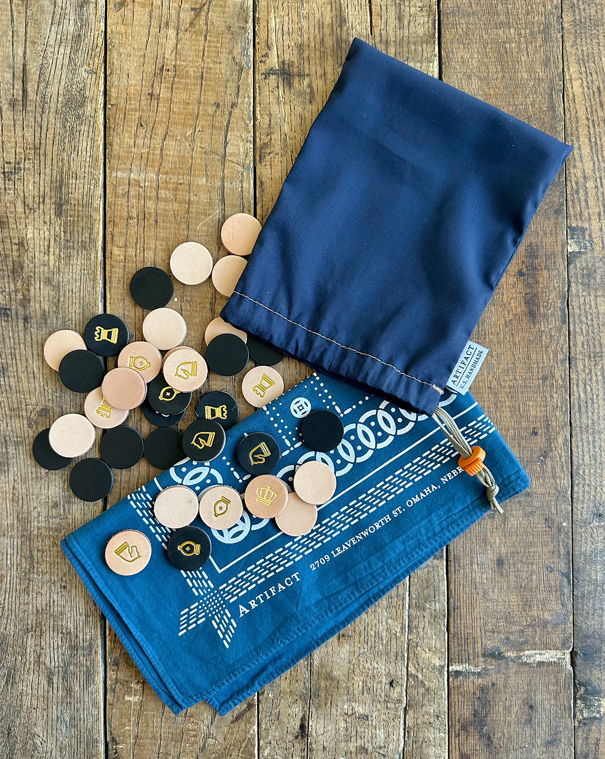 Bandana Travel Chess & Checker Set - Image 3