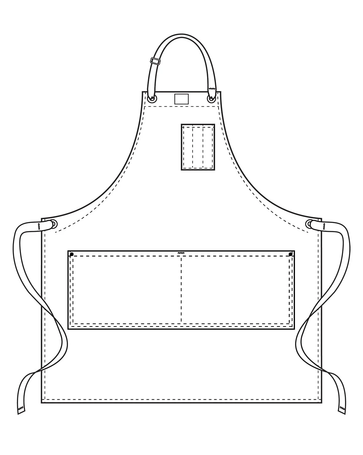 Garden Apron in Certified Organic Canvas - SALE - Image 5