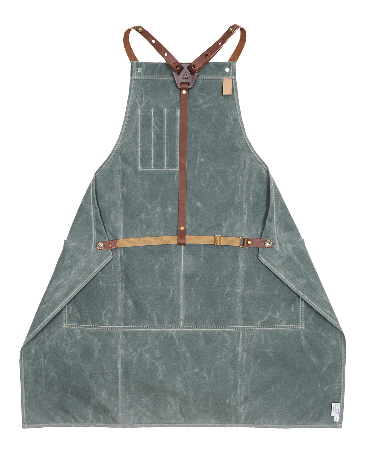 Y-Strap Grill Apron in Waxed Canvas - SALE - Image 6
