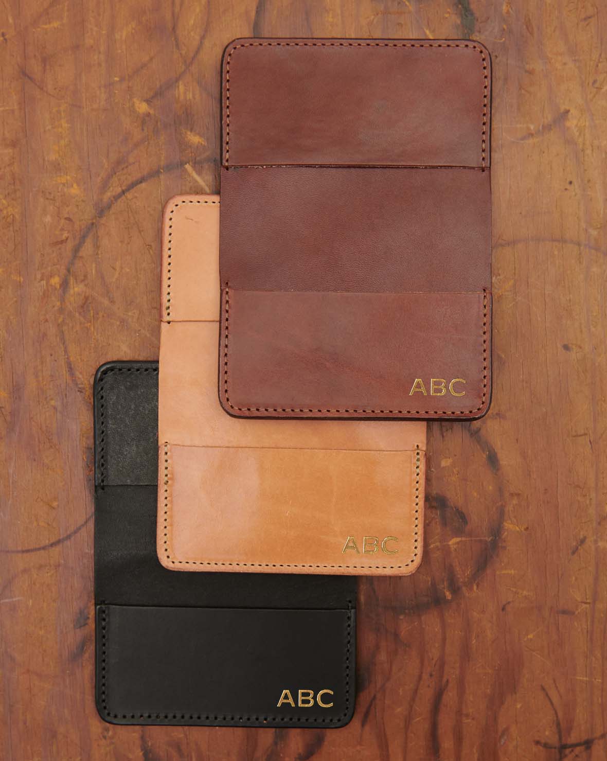 Credit Card Wallet in Harness Leather - SALE - Image 4