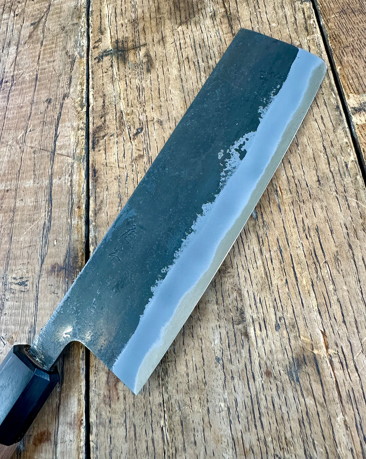 Japanese Made Carbon Steel Nakiri - 165mm - Image 3