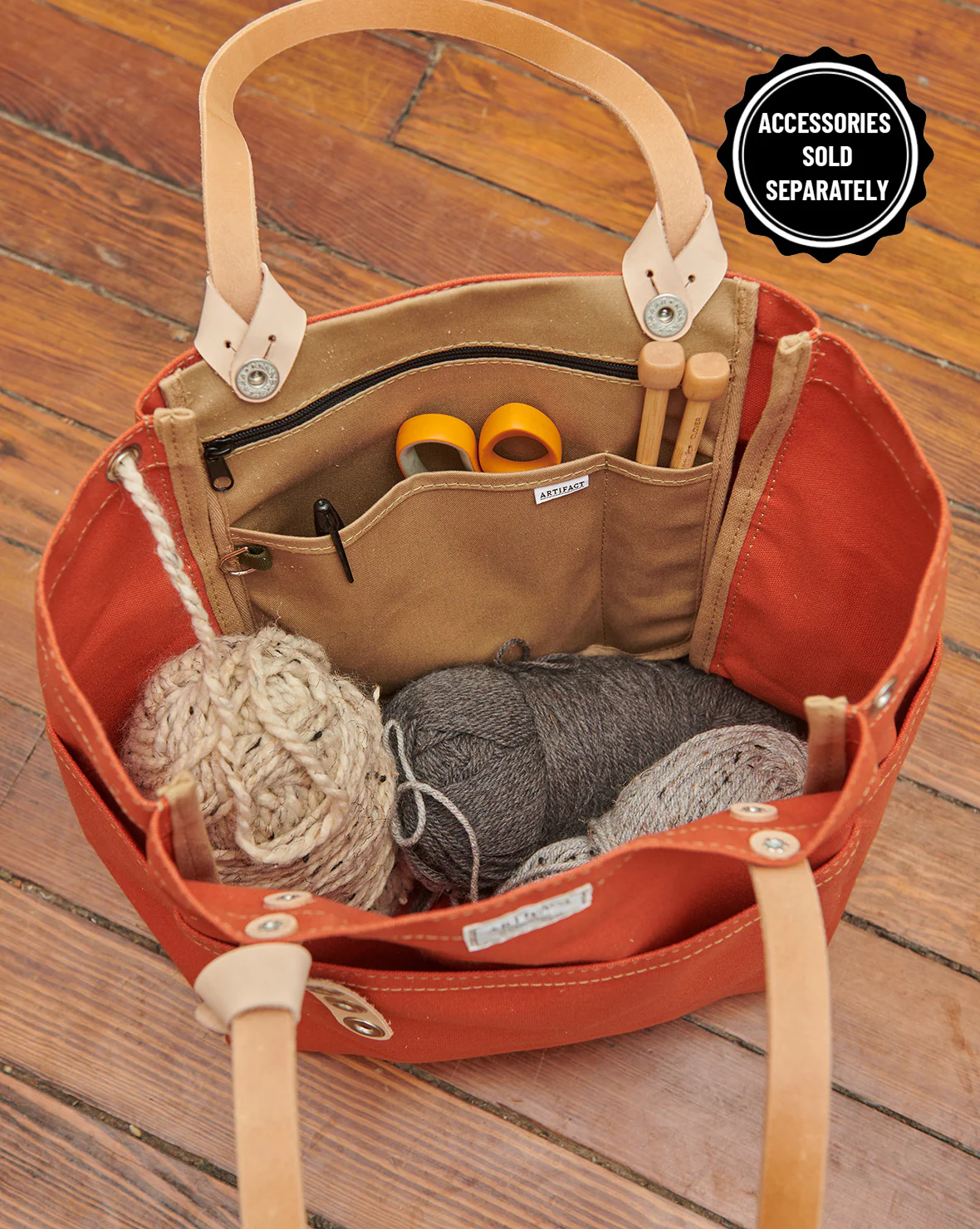 Knitting & Crochet Project Tote Bag - Studio Made - Image 7