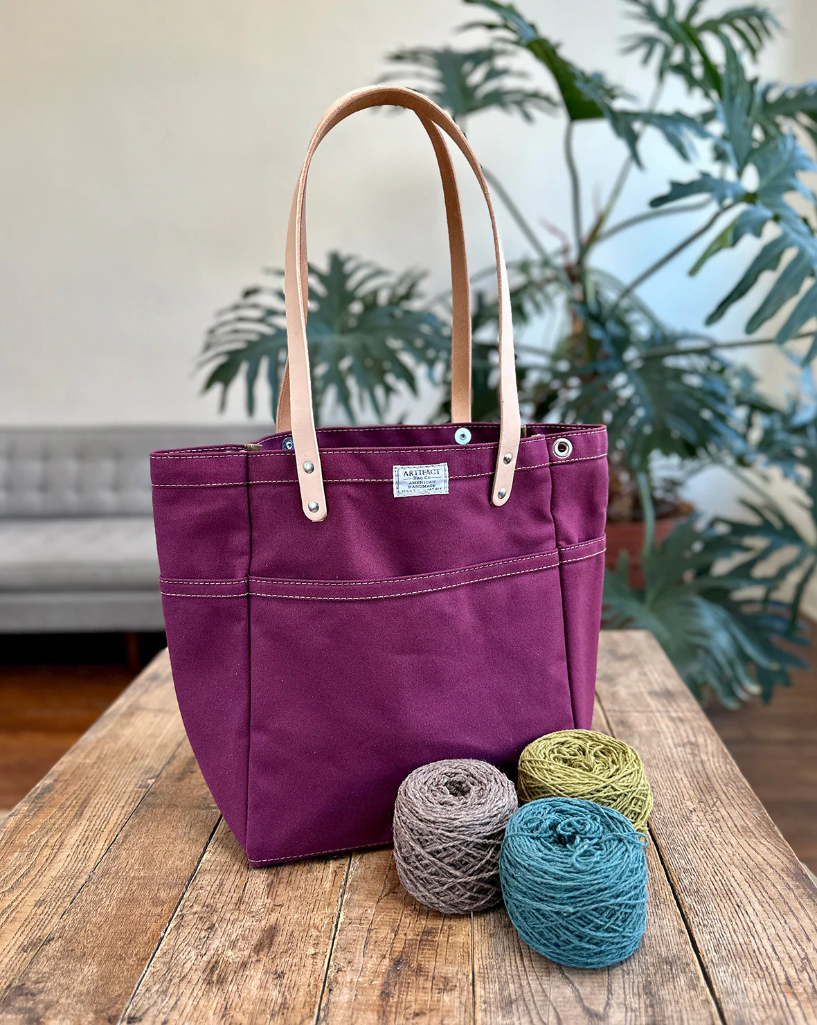 Knitting & Crochet Project Tote Bag - Studio Made - Image 20