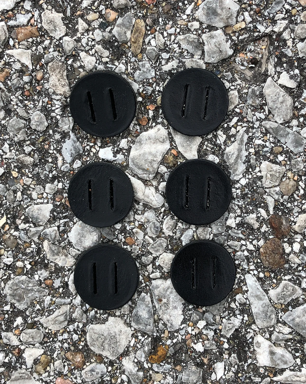 Leather Sliders For Mask Ties 6-Pack - Image 3
