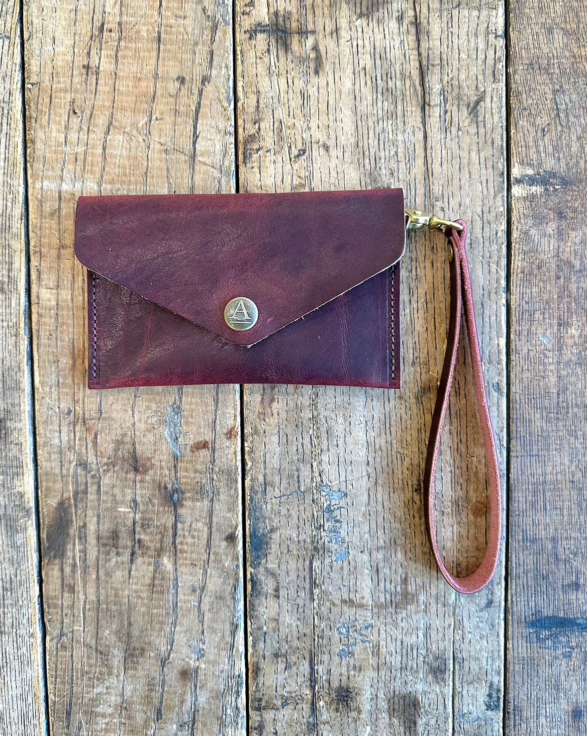 Envelope Snap Wallet w/ Wristlet - Image 17
