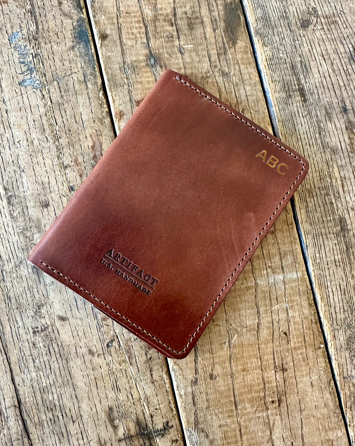 Passport Wallet in Harness Leather - Image 4