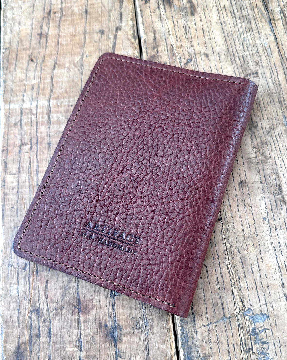 Passport Wallet in Harness Leather - Image 9