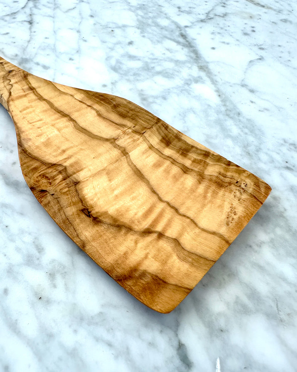Olive Wood Square Spatula - Image 2