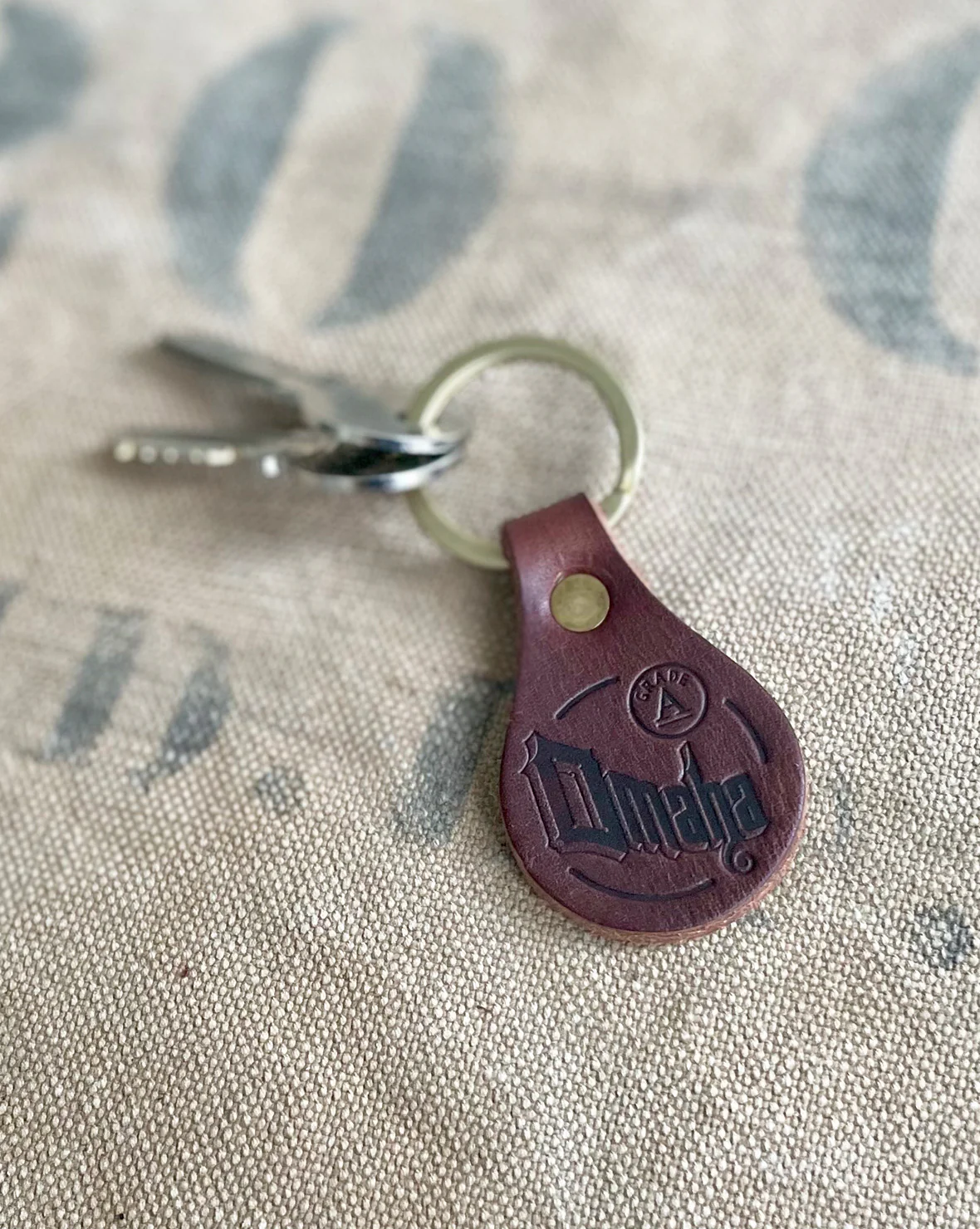 Omaha Leather Key Fob - Image 3