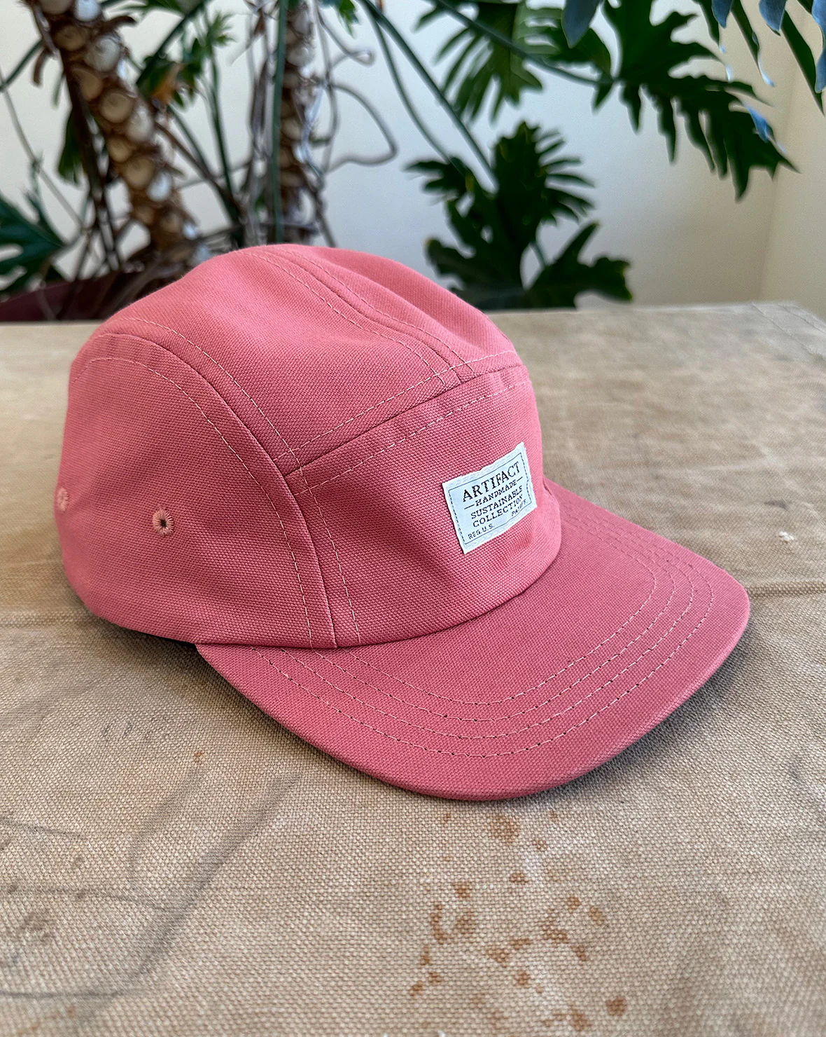 5 Panel Camper Hat in Certified Organic Canvas - Image 21