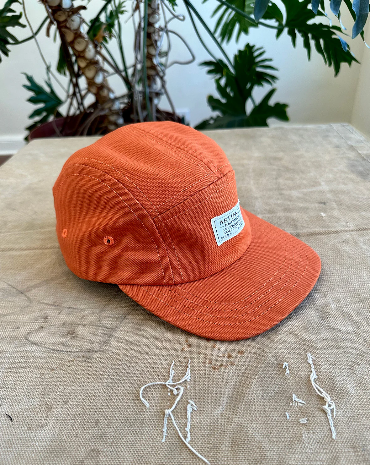 5 Panel Camper Hat in Certified Organic Canvas - Image 29