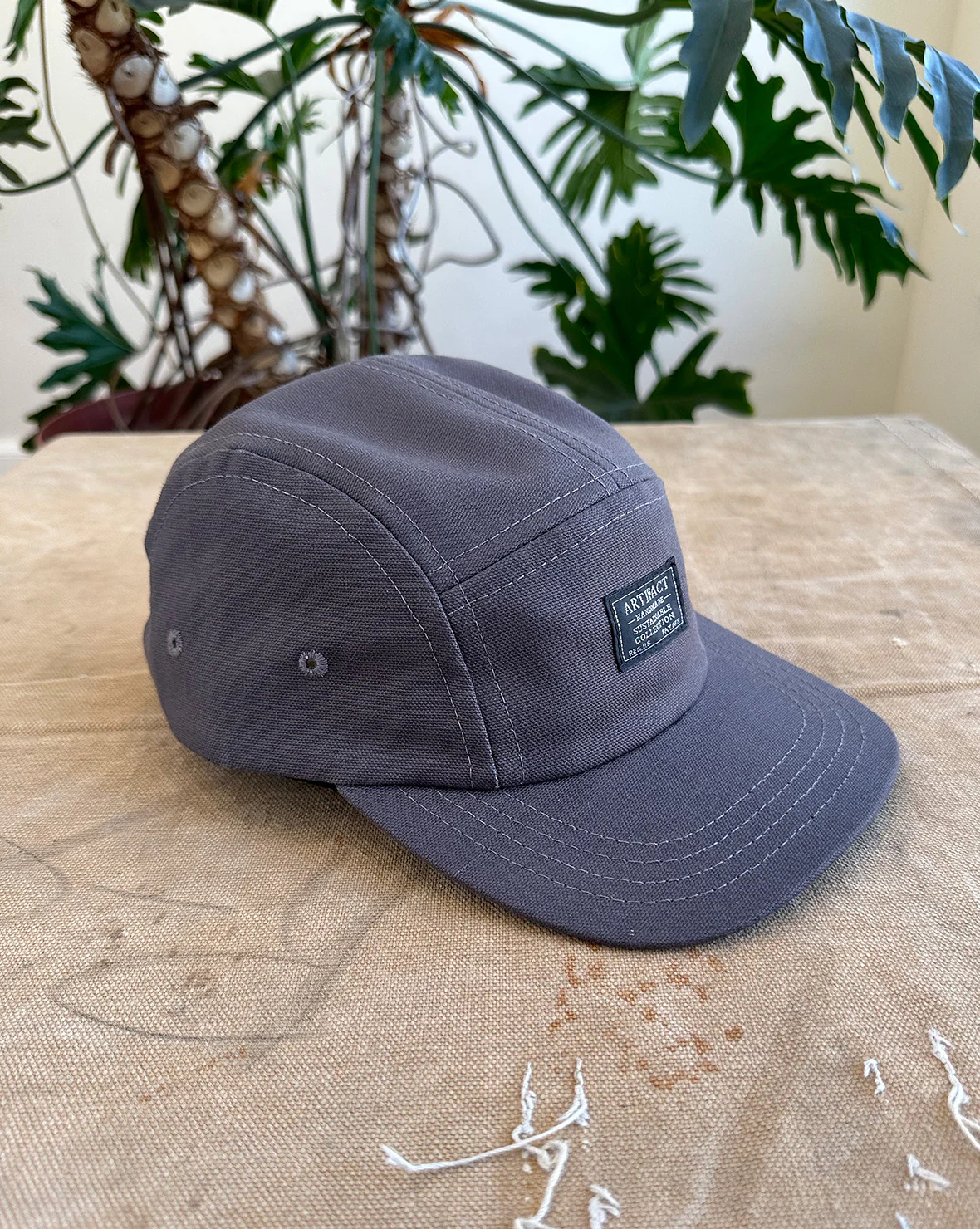 5 Panel Camper Hat in Certified Organic Canvas - Image 30