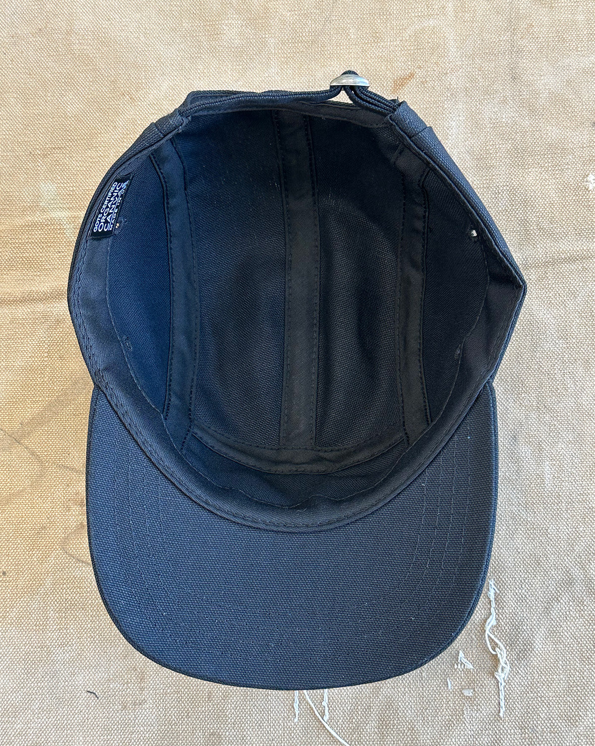 5 Panel Camper Hat in Certified Organic Canvas - Image 6