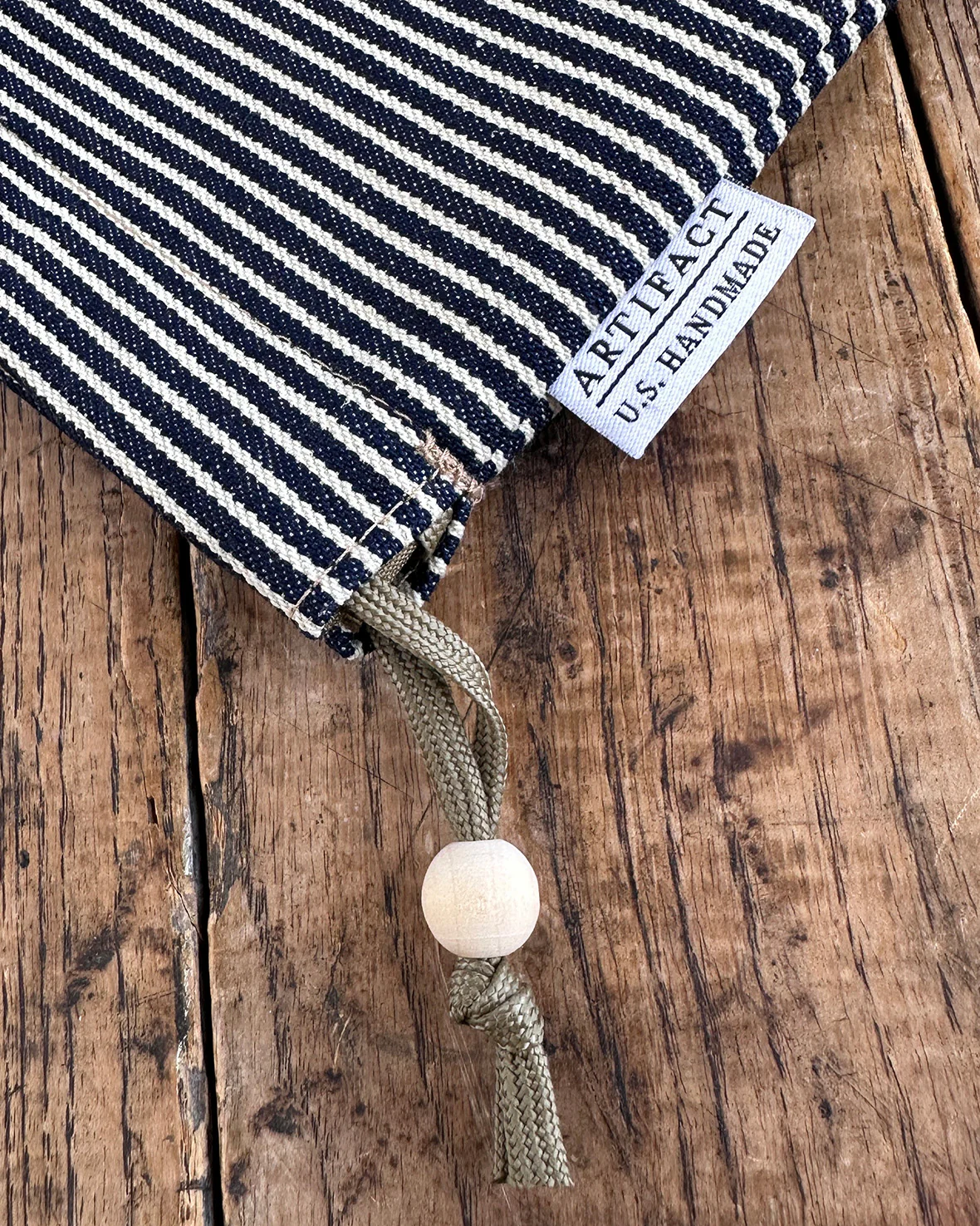 Skein Sack in Cone Hickory Stripe - Image 3