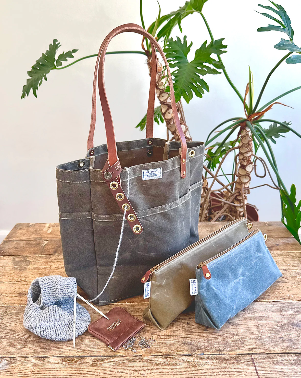 Stitch Counters w/ Leather Squeeze Pouch - Image 5