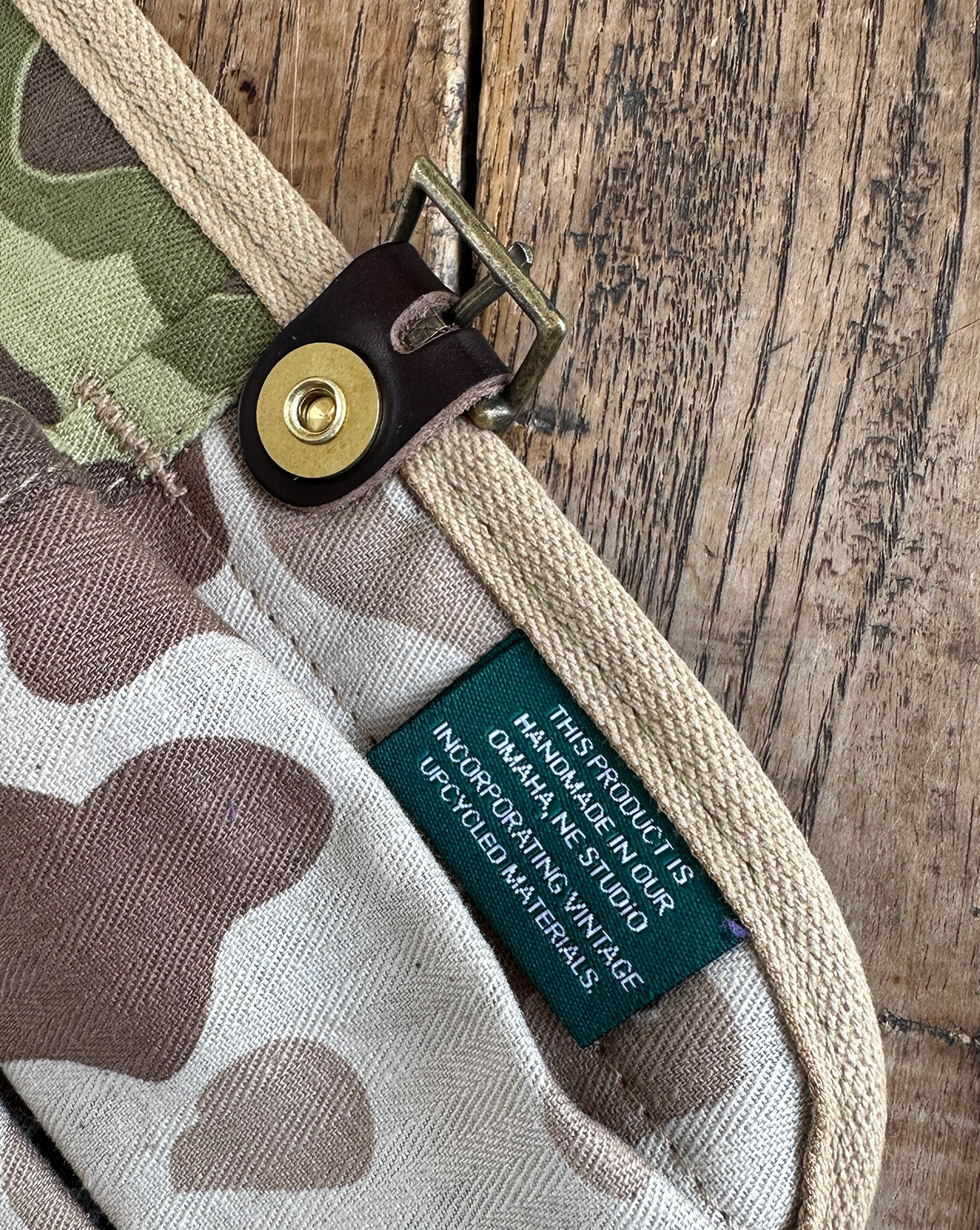 Watch Roll in Up-Cycled Army Shelter Half - Image 4