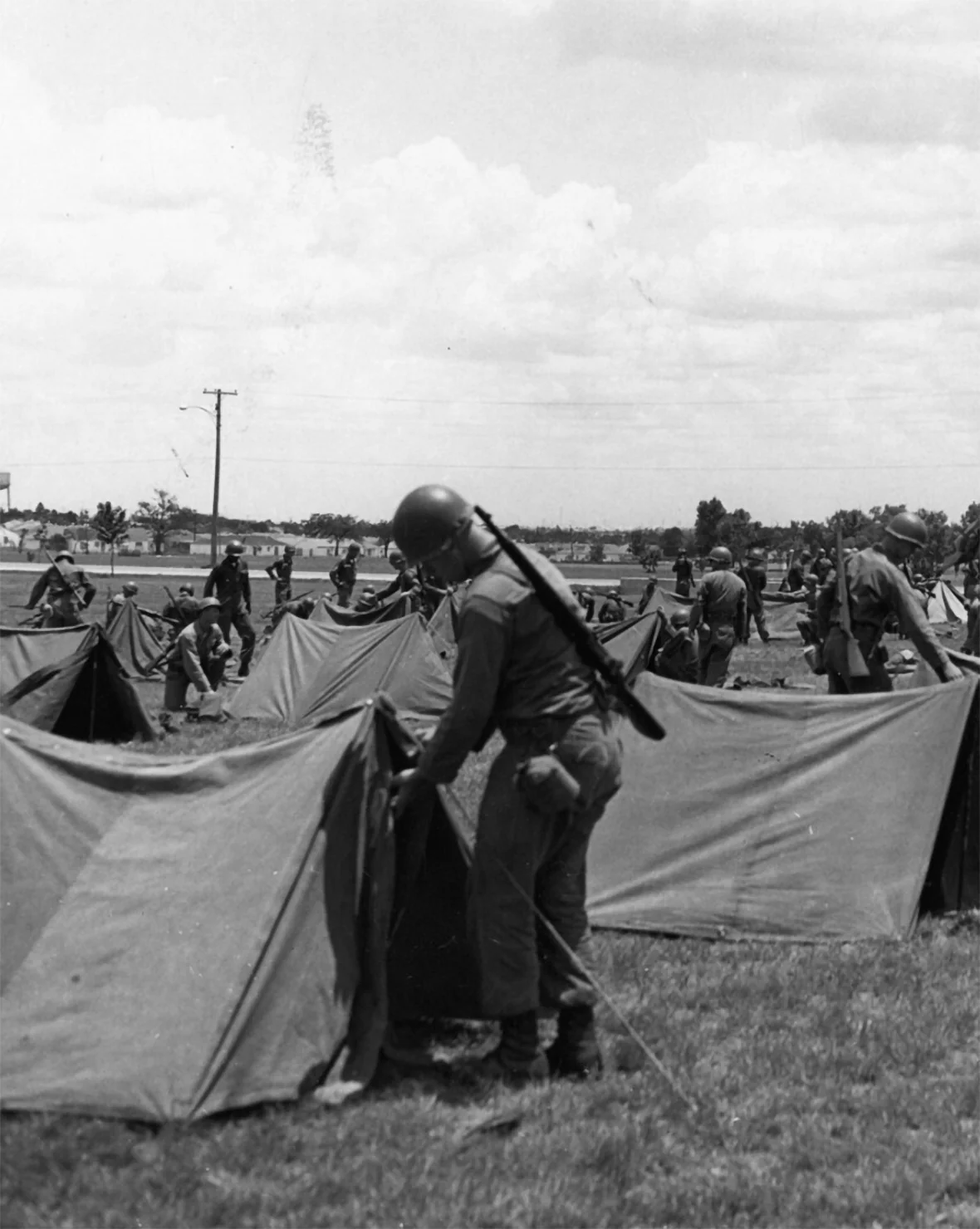 Watch Roll in Up-Cycled Army Shelter Half - Image 7