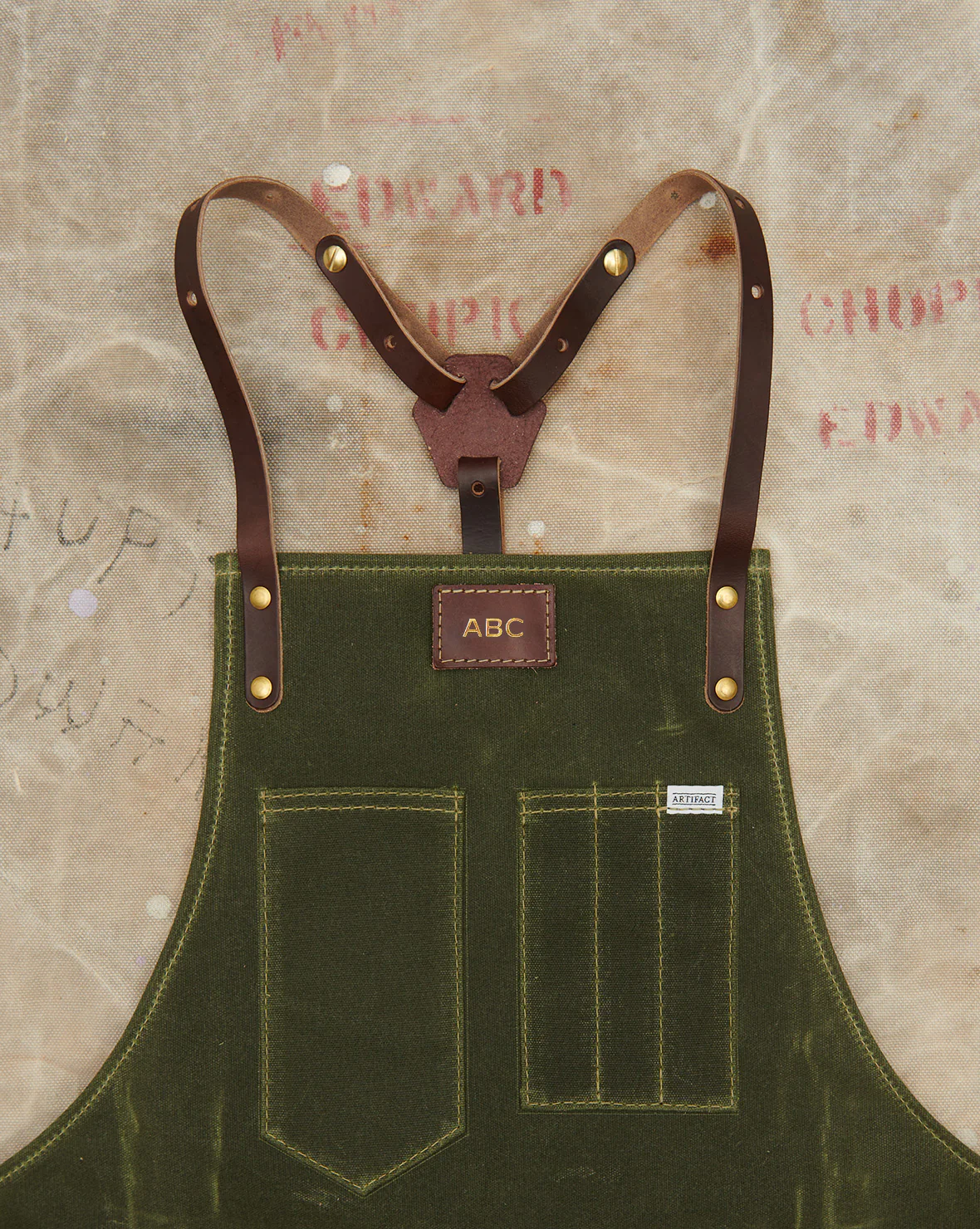 Workshop Apron w/ Leather Y-Strap - Image 16