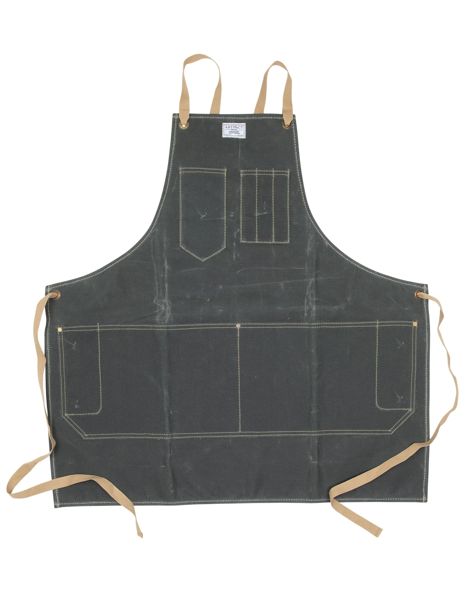 Workshop Apron w/ Crossback Ties - SALE - Image 6