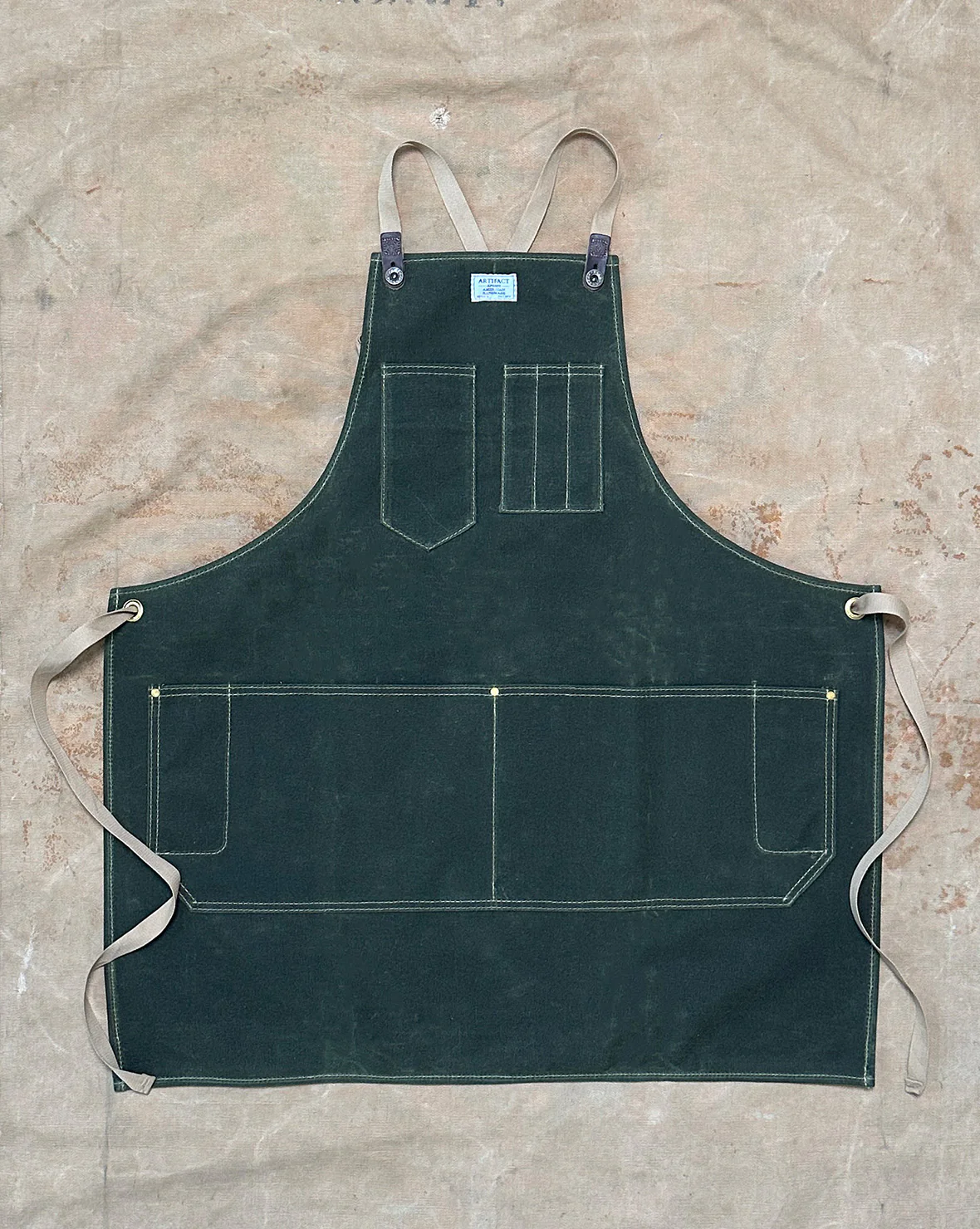 Workshop Apron w/ Crossback Ties - Image 3