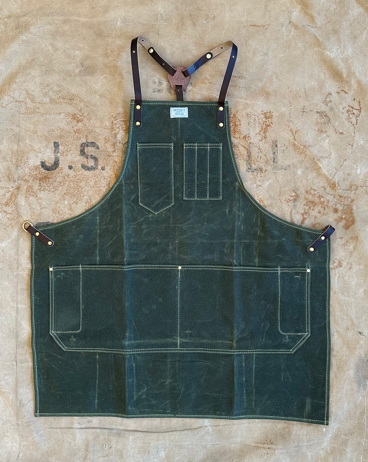 Workshop Apron w/ Leather Y-Strap - Volume - Image 11