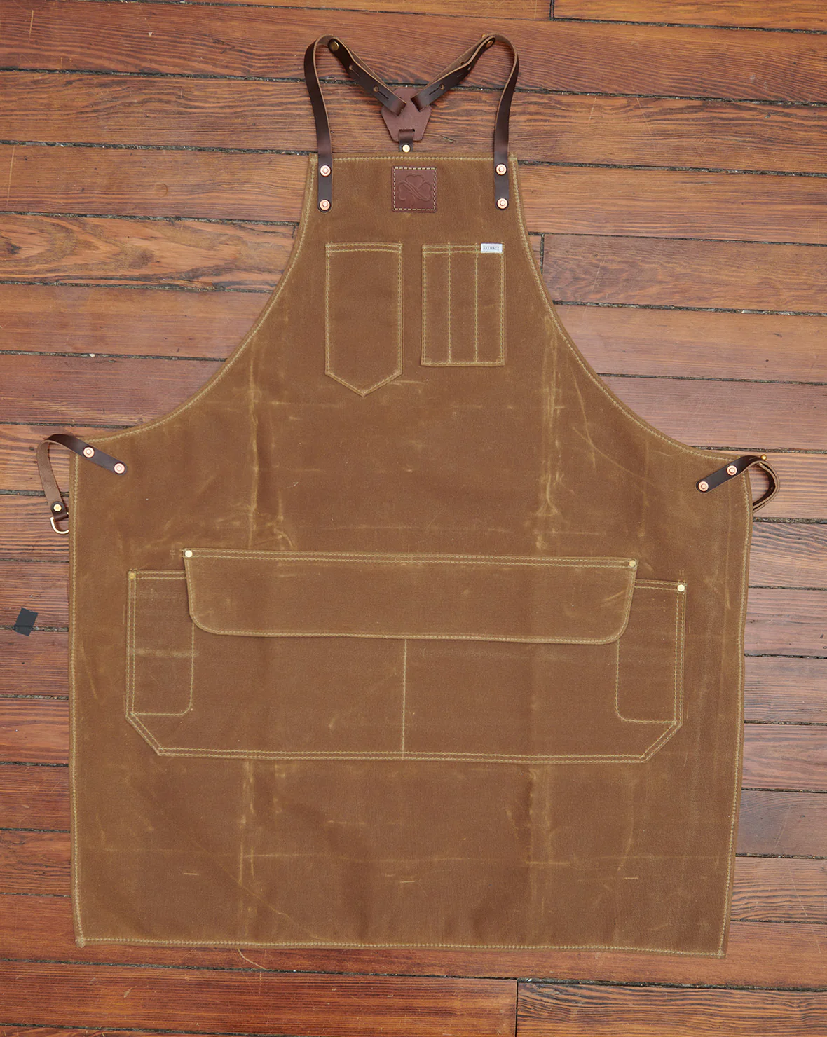 Workshop Apron w/ Leather Y-Strap - Volume - Image 18