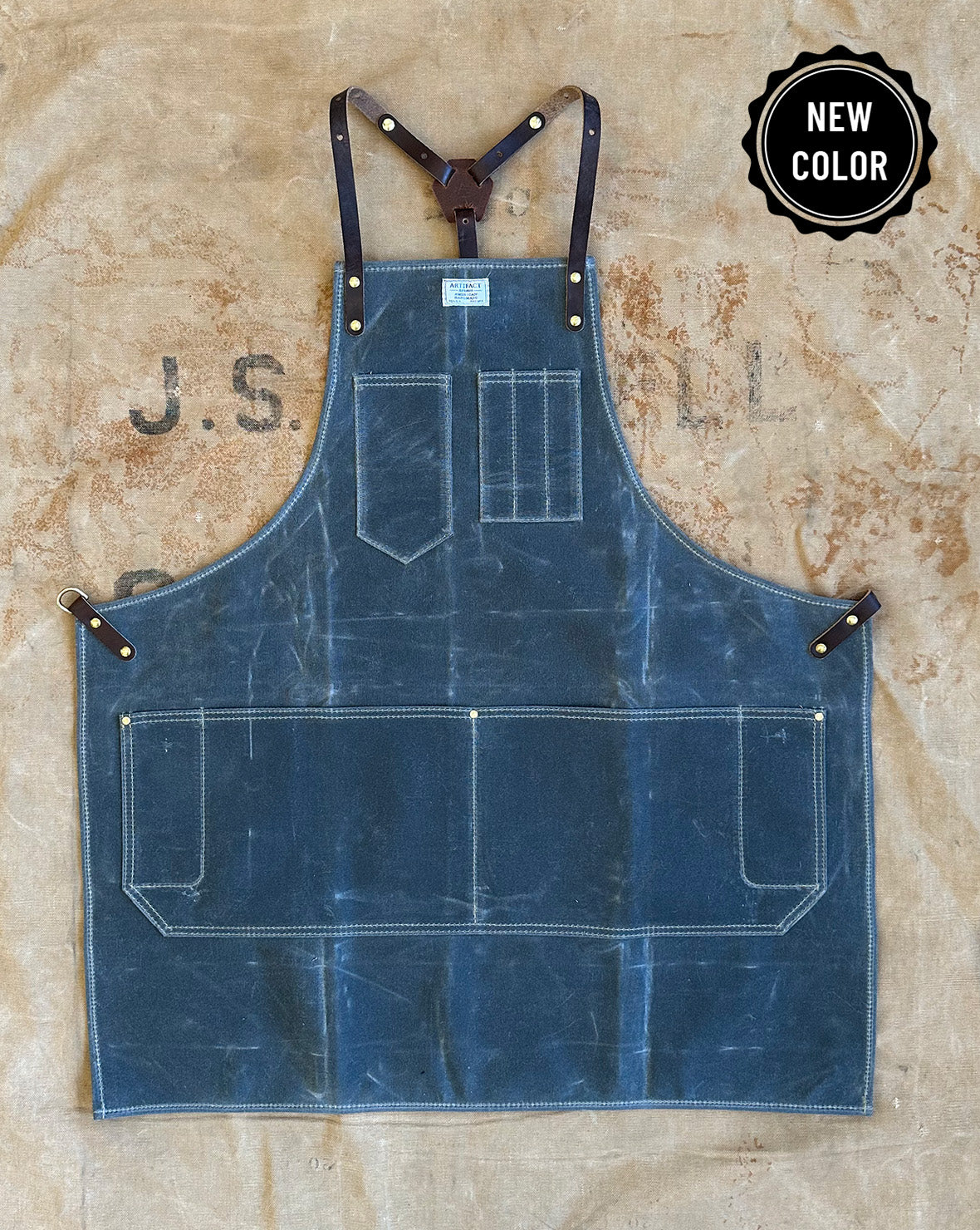 Workshop Apron w/ Leather Y-Strap - Volume - Image 7