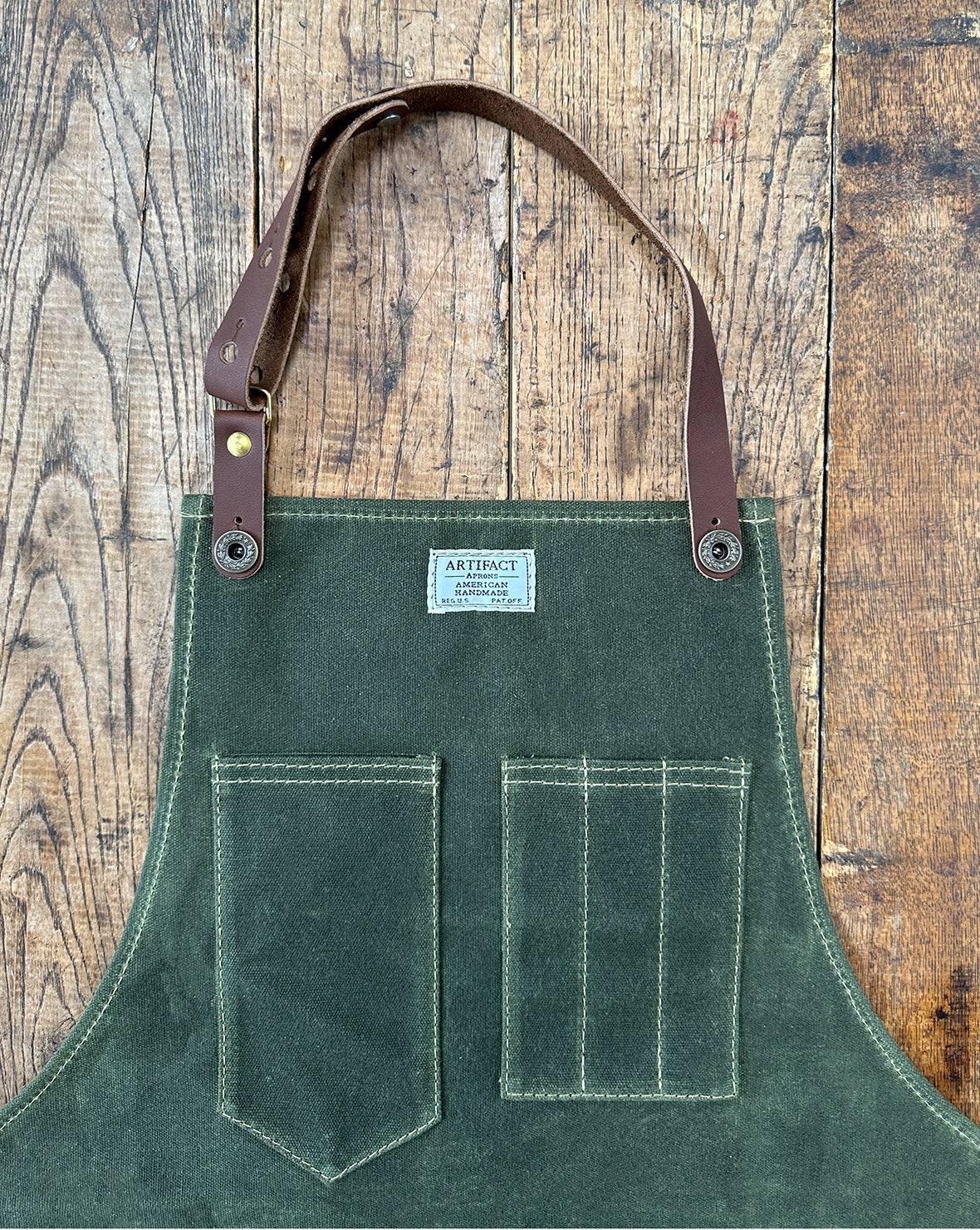 Workshop Apron w/ Removable Leather Strap - Volume - Image 7