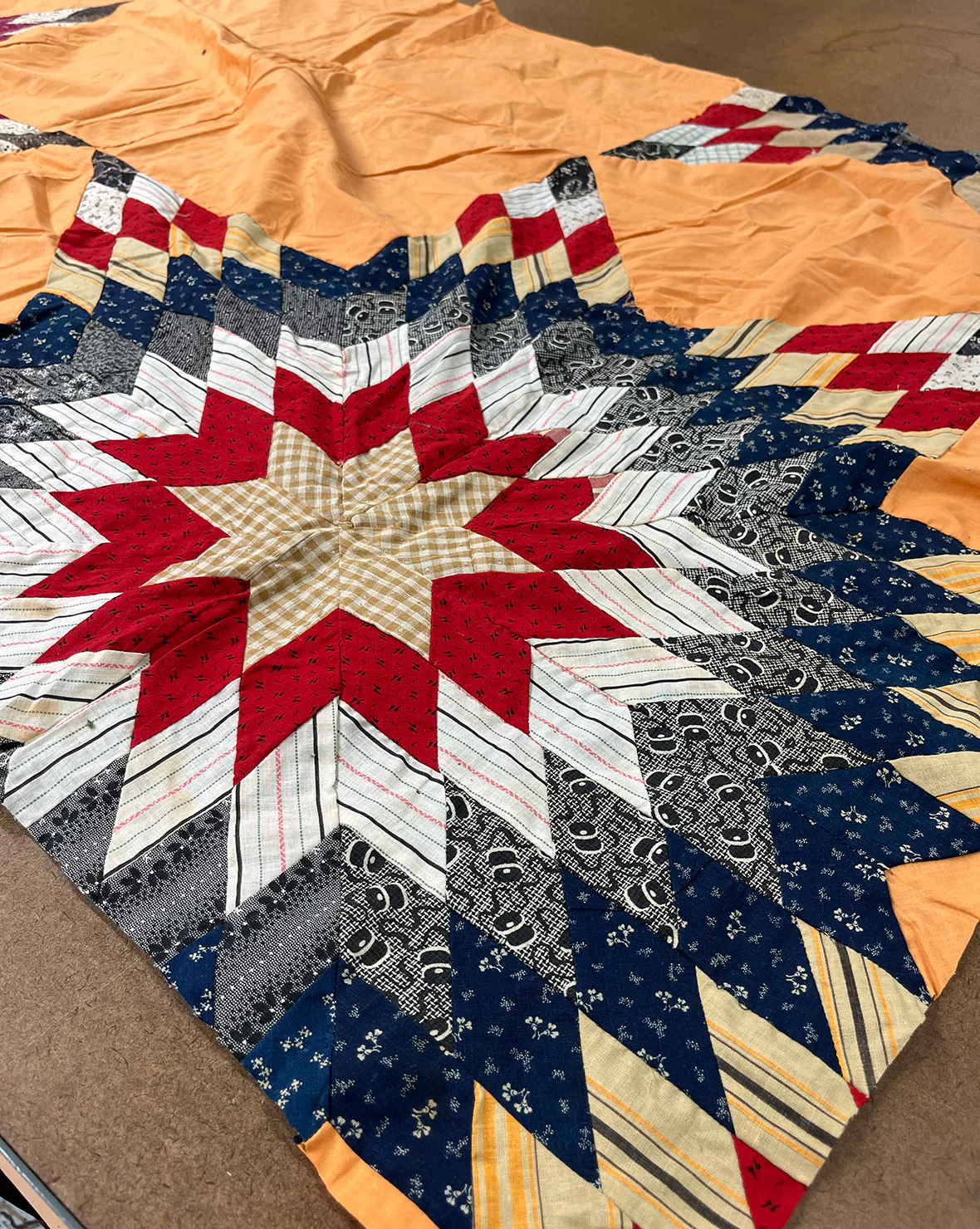 Skein Sack in Antique Lone Star Quilt - Image 5