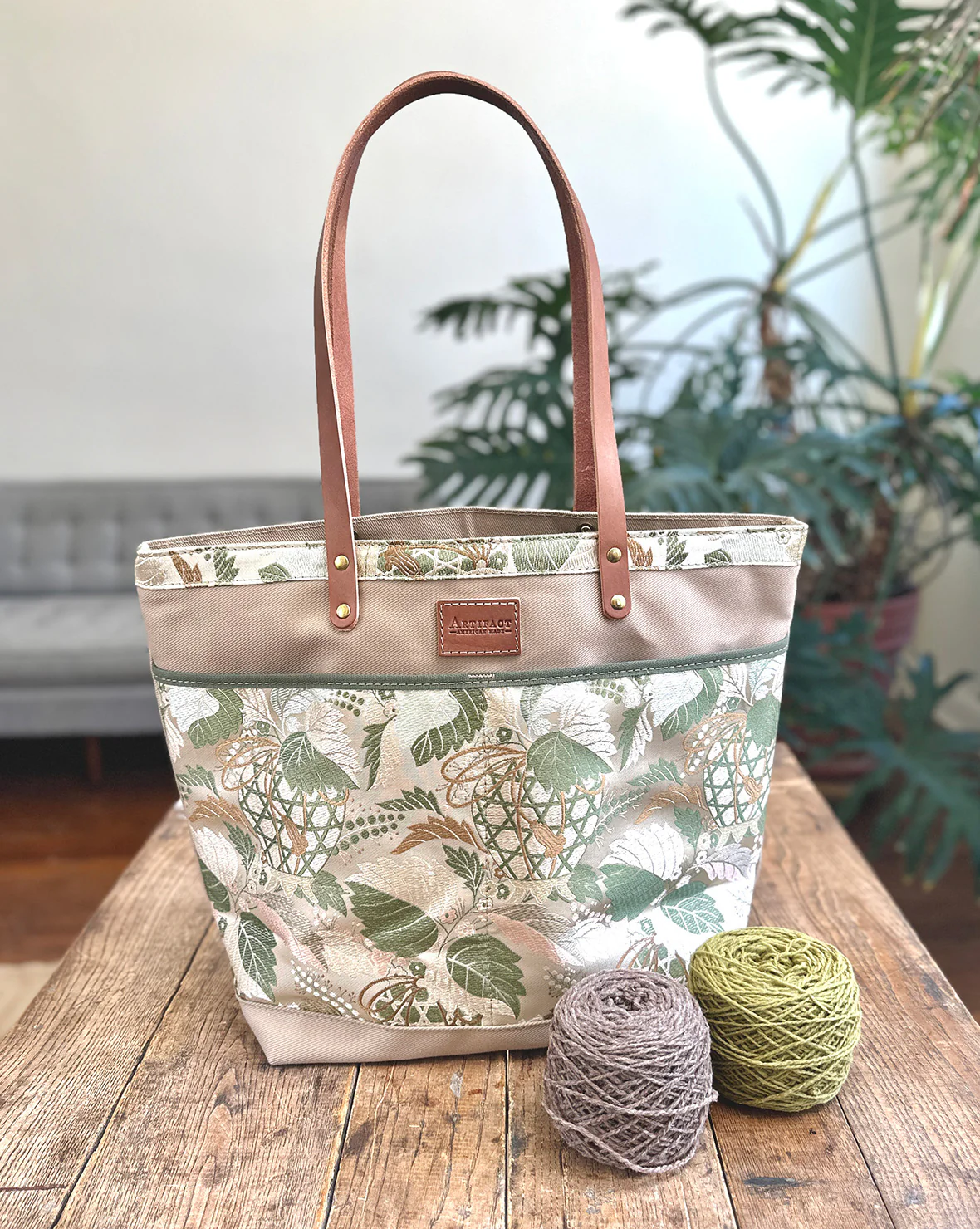 Zippered Project Bag – Vintage Japanese Brocade Edition - Image 10
