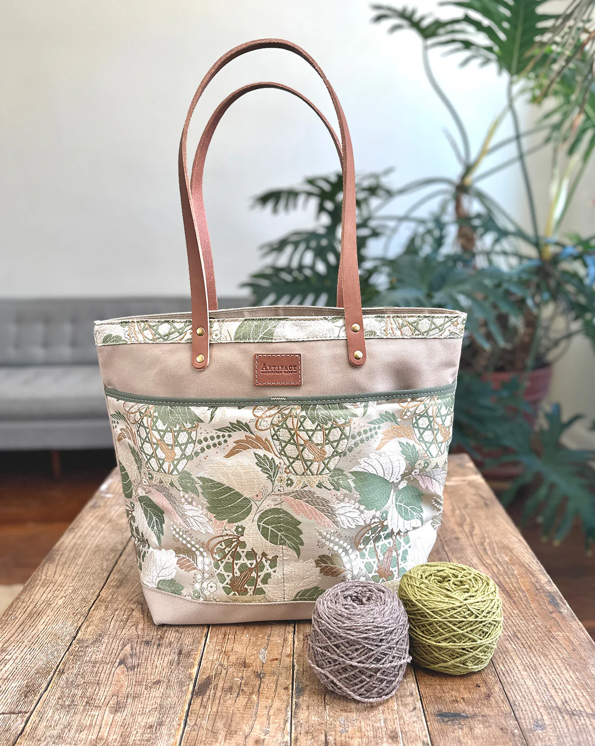 Zippered Project Bag – Vintage Japanese Brocade Edition - Image 11