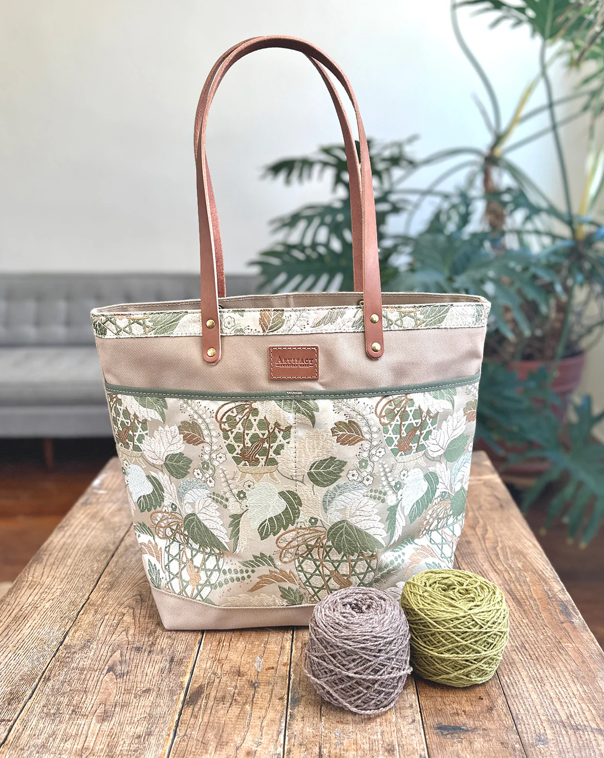 Zippered Project Bag – Vintage Japanese Brocade Edition - Image 12