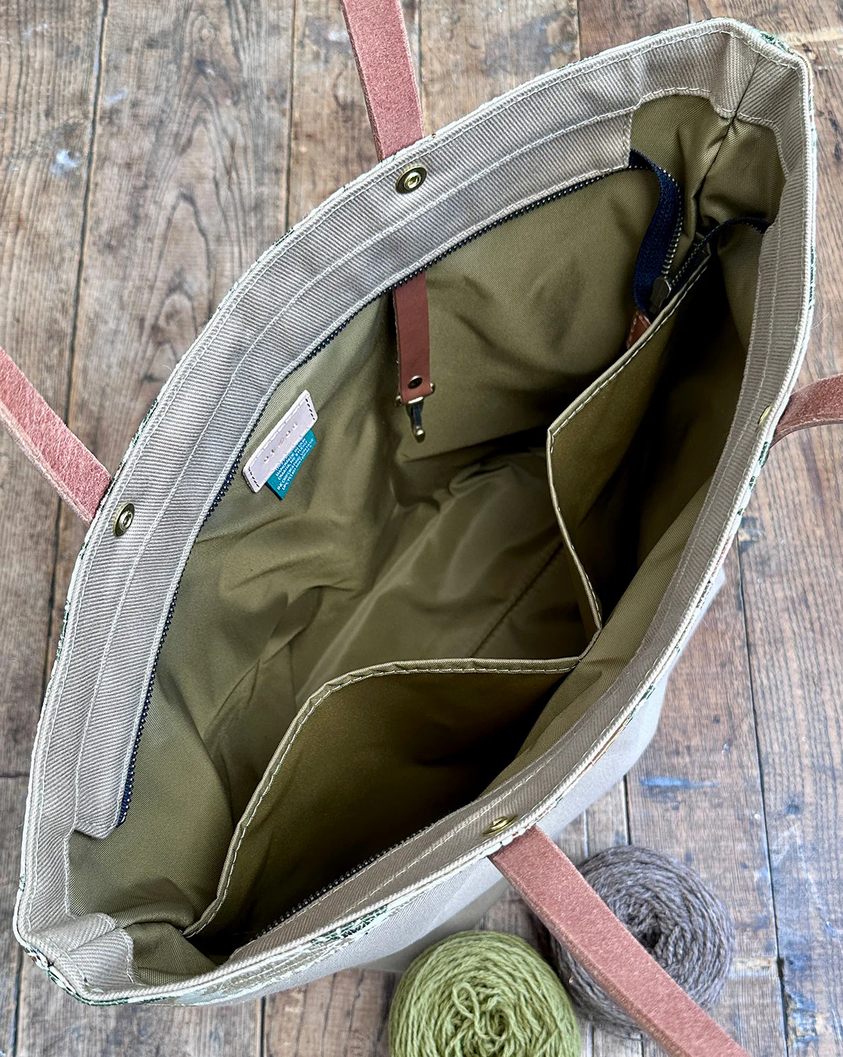 Zippered Project Bag – Vintage Japanese Brocade Edition - Image 5