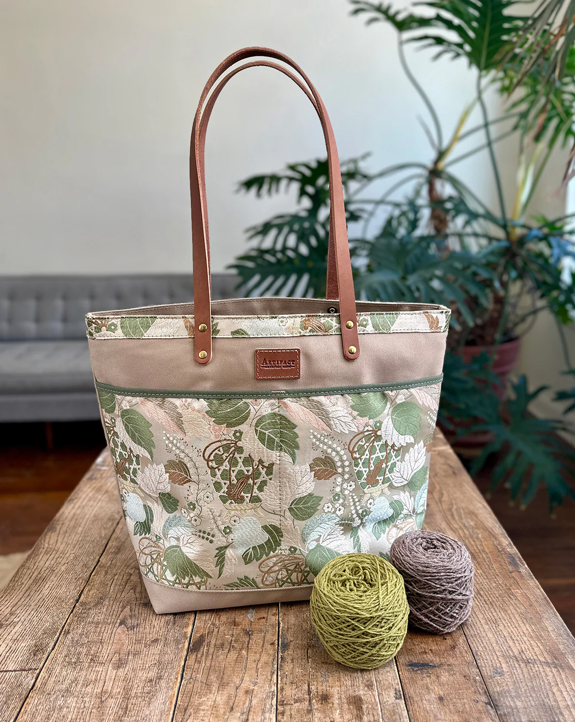Zippered Project Bag – Vintage Japanese Brocade Edition - Image 8
