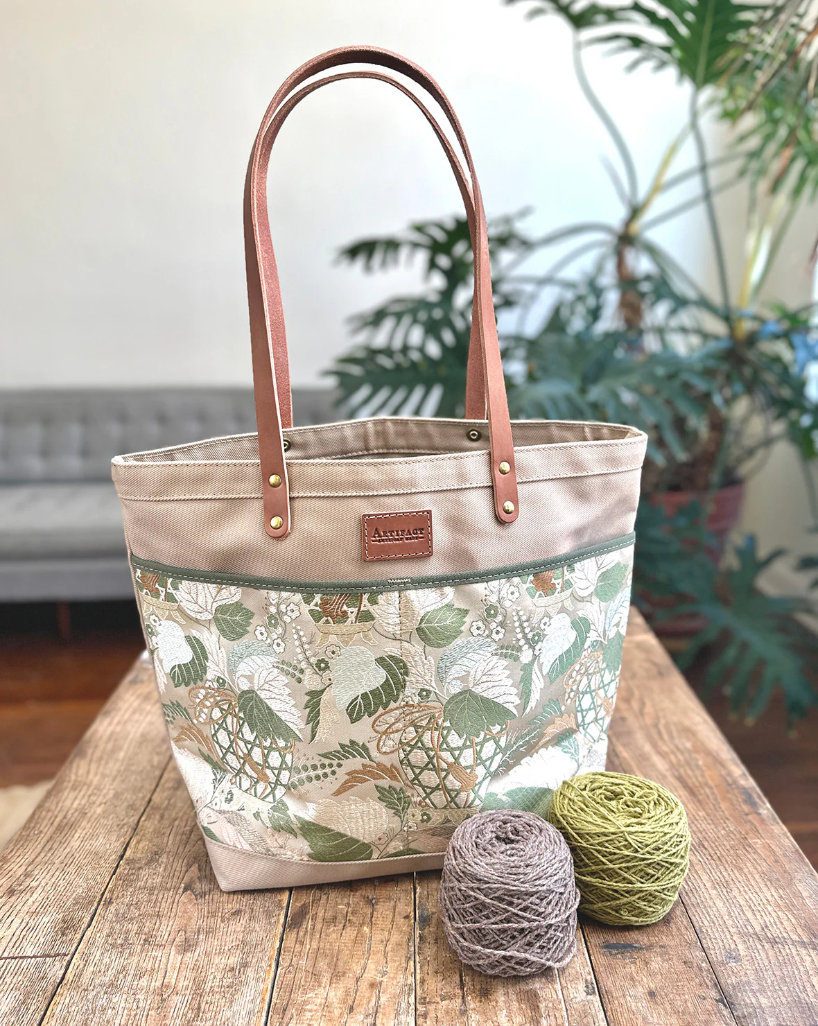 Zippered Project Bag – Vintage Japanese Brocade Edition - Image 9